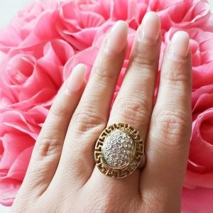 Fashion jewelry 18k Gold Plated ring